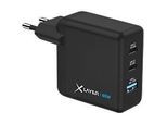 XLayer Ladegerät 65 W 2 x USB-C 65 W, 1 x USB-A 60 W Schwarz