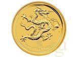 2 Unzen Goldmünze Australien Lunar II Drache 2012