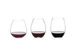 RIEDEL Serie RIEDEL O Set THE KEY TO WINE mit 3 Rotwein-Tumblern