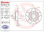 BREMBO Bremsscheibe 08.B413.75 Geschlitzt für