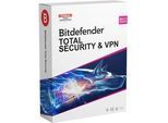 Bitdefender Total Security & Premium VPN 1 Jahr 10 Geräte