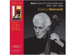 Cellosuiten 1-3 Bwv 1007-1009 - Enrico Mainardi. (CD)