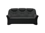 Livetastic 3-Sitzer-Sofa , Schwarz , Textil , Uni , 192x92x90 cm , Made in Eu , Stoffauswahl, Rücken echt, Armteil links, Armteil rechts , Wohnzimmer, Sofas & Couches, Sofas, Textilsofas