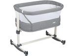 BabyGo Beistellbett Vivaldi, grey, grau