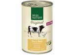 REAL NATURE Adult Rind & Huhn mit Weizenkeimöl 24x400 g