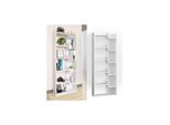 Vicco Bücherregal Raumteiler Standregal Fico Weiß 6 Etagen Wandregal Hochregal