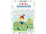 Detlev Jöcker: 1, 2, 3 im Sauseschritt (ab 0-7 Jahren) - Detlev Jöcker, Taschenbuch