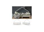 VitaliSpa Hausbett Kinderbett Spielbett Noemi 90x200cm weiß Rausfallschutz