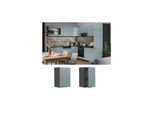 Vicco Hängeschrank Küchenschrank R-Line Solid Anthrazit Blau Grau 40 cm modern