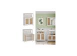 Vicco Sideboard Rosario 60 x 80 cm, Weiß, mit 2 Türen und Ablage, Badezimmer, modern
