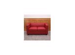 2er Sofa Lille ~ Leder, rot