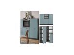 Vicco Küchenzeile R-Line Solid Anthrazit Blau Grau 180 cm modern Küchenschränke Küchenmöbel