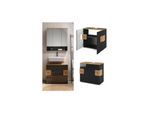 Vicco Waschtischunterschrank Waschbeckenunterschrank Unterschrank Eden 2 Türen