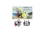 Oskar Transportwagen Doppel für 2x SUP Stand Up Paddle Surfboard Surfwagen Alu