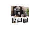 Vicco Dachschrägenregal Bücherregal Wandregal Standregal Dachschräge Anthrazit