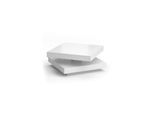 VICCO Couchtisch ELIAS weiß 360° drehbar 70 x 70 x 34 cm Wohnzimmertisch Tisch
