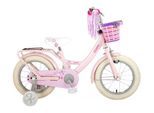 Volare Ashley Kinderfahrrad - Mädchen - 14 Zoll - Rosa - 95% zusammengebaut