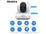 Camera de Surveillance Interieure 3Mp , Babyphone video hd avec Vision Nocturne Detection Mouvement + Audio Bidirectionnel