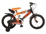 Volare Sportivo Kinderfahrrad - Jungen - 16 Zoll - Neon Orange Schwarz - 95% zusammengebaut