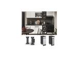 Vicco Schubunterschrank Küchenschrank Küchenmöbel R-Line J-Shape Anthrazit Weiß 30 cm modern