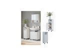 Vicco Badschrank Agasta 30cm, schmaler Schrank für Badezimmer in weiß