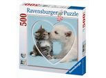 500 Teile Küsschen Herzpuzzle