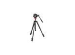 Manfrotto 500 Fluid Video Head Flat Base with 190X Video Alu Tripod