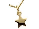 Kettenanhänger FIRETTI "Schmuck Geschenk Gold 333 Halsschmuck Anhänger für Halskette Stern", gold (gelbgoldfarben), Schmuckanhänger, Damen, Gelbgold 333, 0,2 g, Kettenanhänger