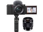 Sony Alpha ZV-E10 + 16-50mm + SEL 10-18mm f4,0 + GP-VPT2BT Handgriff