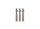 Filibabba Silicone spoons 3-pack - Warm Grey