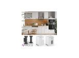 VICCO Unterschrank 60 cm Weiß Küchenzeile Unterschrank Fame