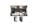 Vicco Schubunterschrank Küchenschrank Küchenmöbel R-Line J-Shape Anthrazit Weiß 40 cm modern