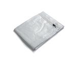 casa pura Abdeckplane Leno 140 g/m² Weiß/Transparent