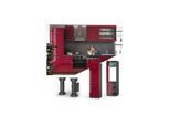 VICCO Kühlumbauschrank 60 cm Bordeaux Hochglanz Küchenschrank Hochschrank Küchenzeile Fame-Line