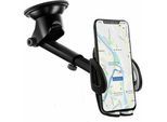 Gabrielle - Support Telephone Voiture Tableau de Bord [2 en 1] Rotation 360° Universel Support Portable Voiture Ventouse pour Pare-Brise