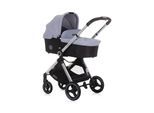 Chipolino Kinderwagen Elite 3 in 1 i-Size Babyschale Sportsitz Babywanne Tasche grau