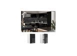 Vicco Hängeschrank Küchenschrank R-Line Solid Weiß Schwarz 40 cm modern