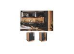 Vicco Unterschrank Küchenschrank Küchenzeile R-Line 60 cm Goldkraft Anthrazit