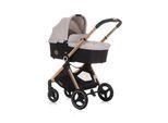 Chipolino Kinderwagen Elite 3 in 1 i-Size Babyschale Sportsitz Babywanne Tasche beige