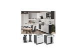 Vicco Schubunterschrank 80 cm FAME Line Küchenschrank Küchenzeile Landhaus Weiß Anthrazit