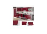 VICCO Hängeschrank 60cm (flach) Bordeaux Hochglanz Küchenschrank Dunstabzug Küchenzeile Fame-Line