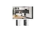 Vicco Hängeschrank Küchenschrank Küchenzeile R-Line 45 cm Anthrazit Weiß Tür Fächer