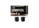 Vicco Schubunterschrank Küchenschrank R-Line Solid Anthrazit Schwarz 60 cm modern
