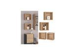Vicco Wandregal Badregal Regalfach Senyo Goldkraft 2 Fächer Badmöbel 2er Set
