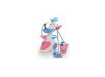 Polesie Spielzeug Putzwagen 59314 Staubsauger mit Sound, Eimer, Besen, Wischmopp rosa