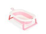 Cangaroo faltbare Babybadewanne Terra Digitalthermometer 87 cm lang Wasserablauf rosa