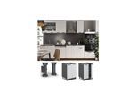 Vicco Unterschrank 60 cm FAME Line Küchenschrank Küchenzeile Landhaus Weiß Anthrazit
