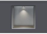 Wandnische aus Edelstahl NT203010X mit LED-Spot - 20 x 30 x 10 cm (H x B x T) - Farbe wählbar
