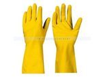 Haushaltshandschuhe Ampri Clean Comfort XL gelb Gr. 10, Latex-Arbeitshandschuhe, velourisiert, lebensmittelgeeignet
