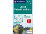 Kompass Karte Nr. 105 Lecco, Valle Brembana 1: 50.000